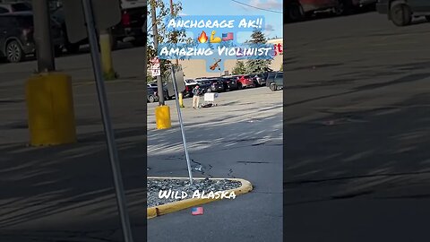 🎻Parking Lot Violinist~#shorts #alaska #music