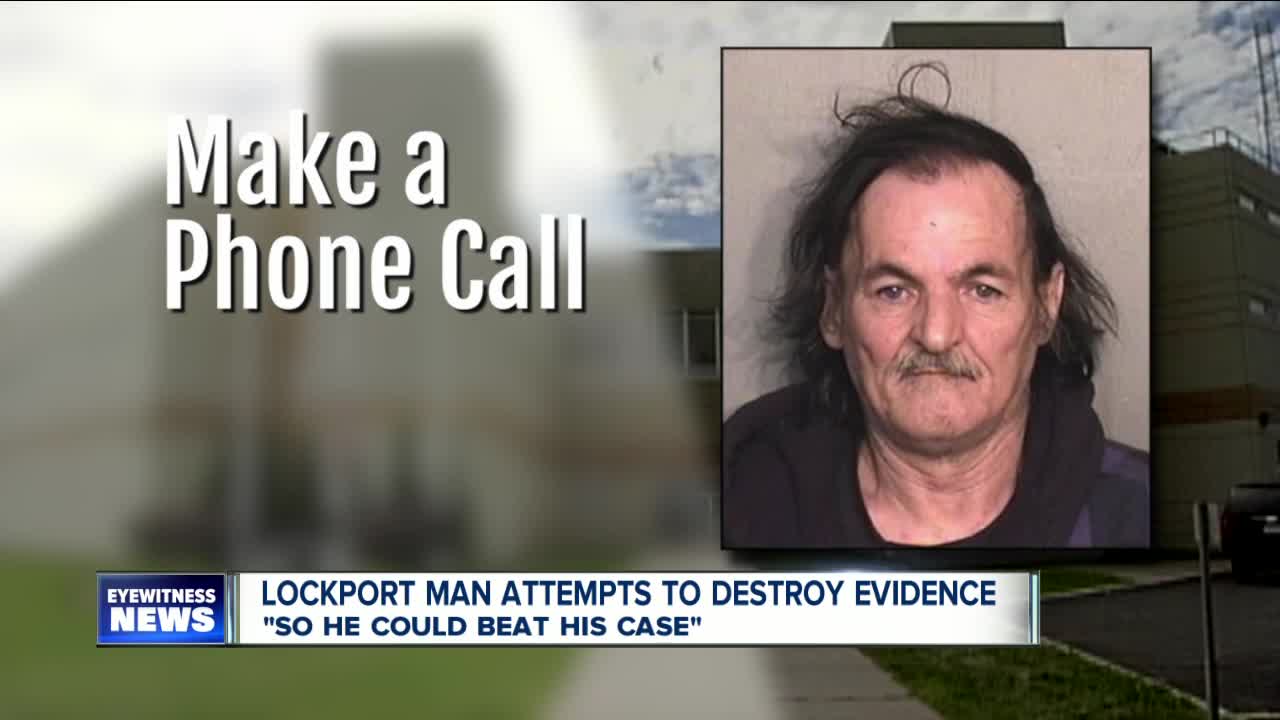 Lockport sex offender attempts to destroy evidence while behind bars