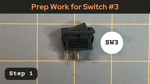 Preparing Switch #3 (SW3) - Step 1 - The Ultimate DIY 3220-Point Breadboard