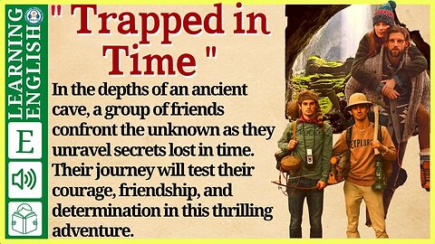 Learn English through Story ⭐ Level 2 – Trapped in Time – Graded Reader | WooEnglish #27