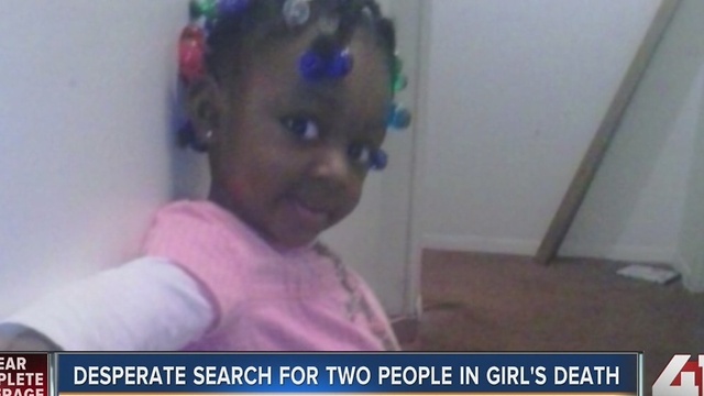 Police search for two people in girlâs death