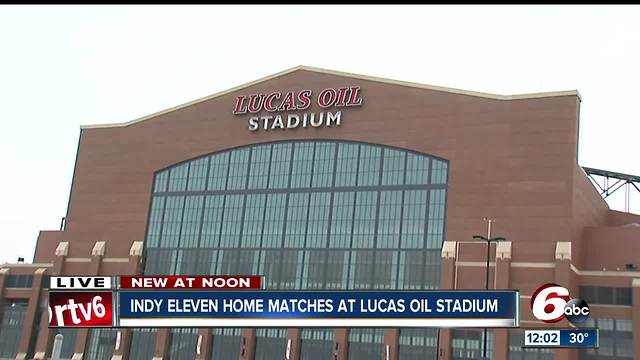 Indy Eleven to play home matches at Lucas Oil Stadium in 2018