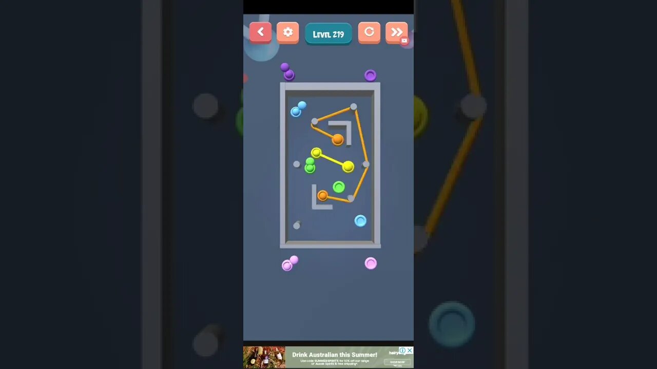 Color Rope Puzzle - Level 219