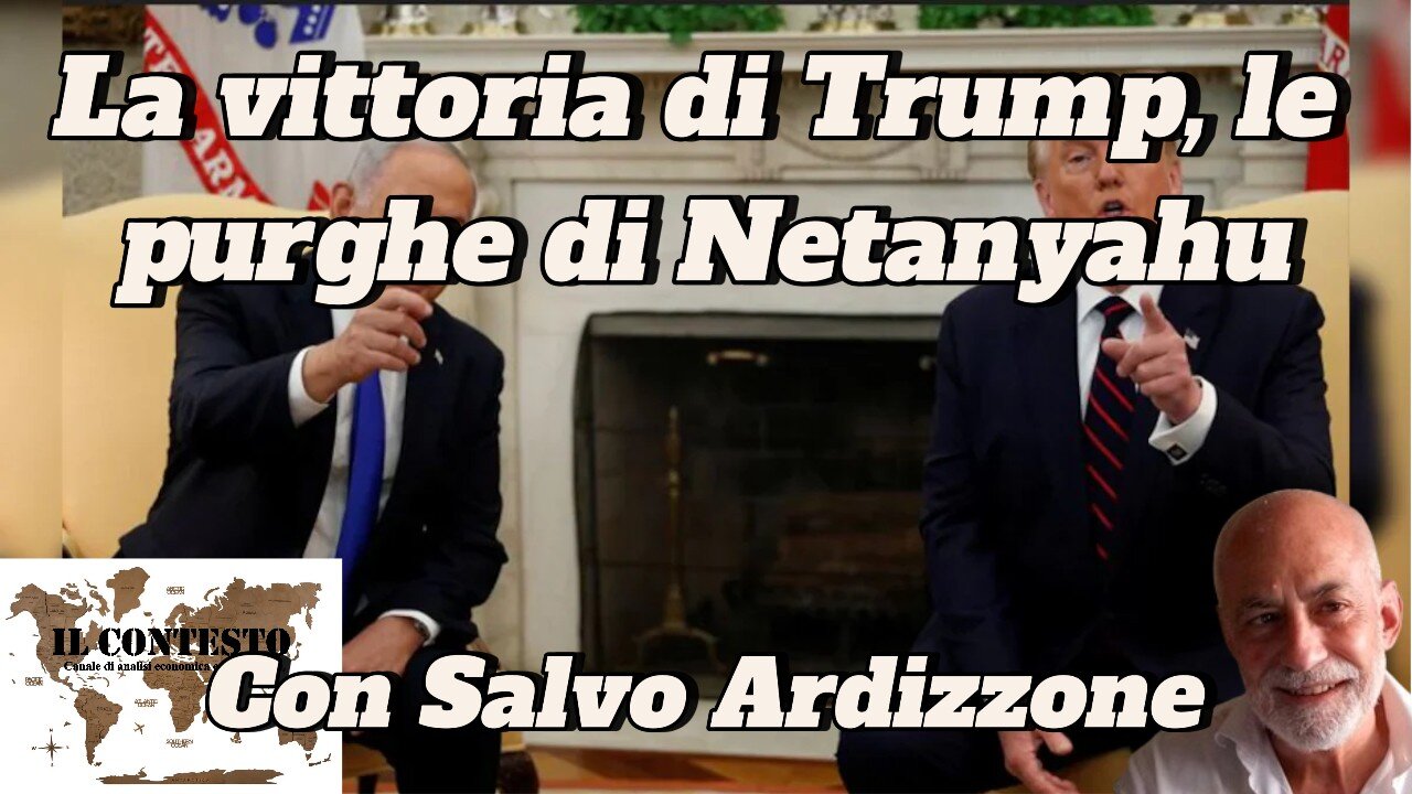 La vittoria di Trump, le purghe di Netanyahu | Salvo Ardizzone