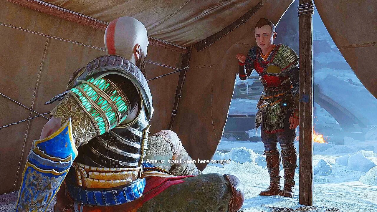 Kratos Shares One More Story To Atreus Before Ragnarok (GOW Ragnarok)