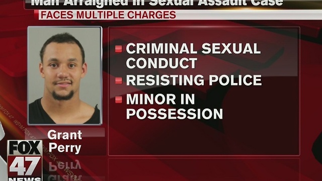 MSU player arraigned in sexual assault case