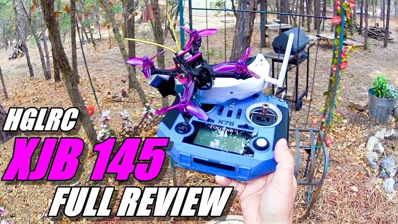 HGLRC XJB 145 Micro FPV Race Drone Review - Unboxing, Flight / CRASH Test!, Pros & Cons