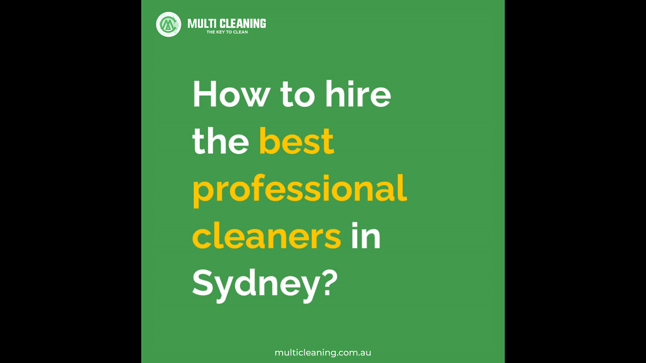 Cleaning services in Sydney - Multi Cleaning