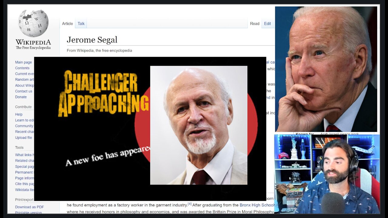 First-In! Socialist Jerome Segal, MD, Announces Presidential Run Against Joe Biden!