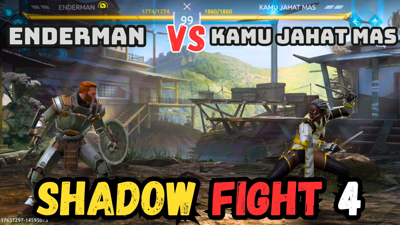 Enderman Vs Kamu Mas "Shadow Fight 4: Battle of Shadows - Master Your Skills, Defeat the Darkness!"