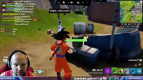 DBZ IN FORTNITE W/ LARS