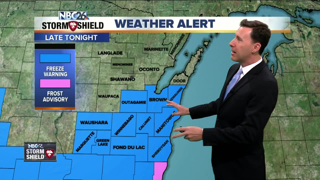 Michael Fish's NBC26 Storm Shield weather forecast