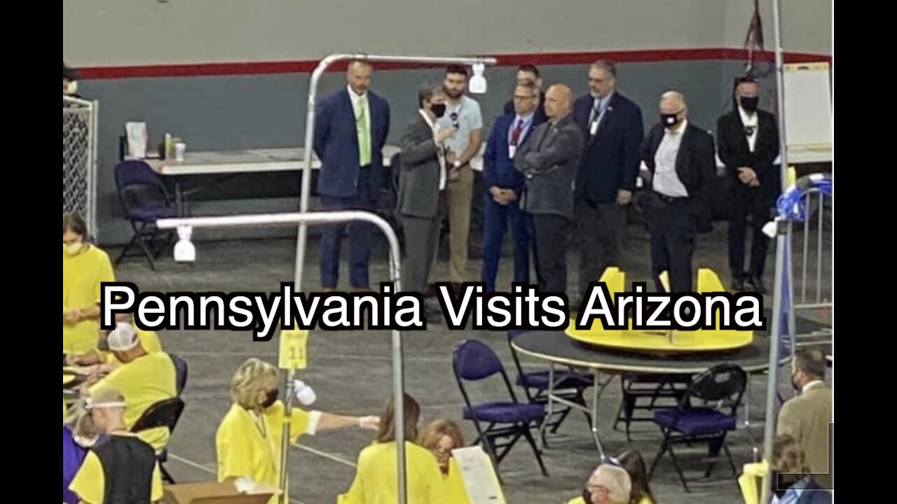 Pennsylvania Delegation visits the Arizona Audit