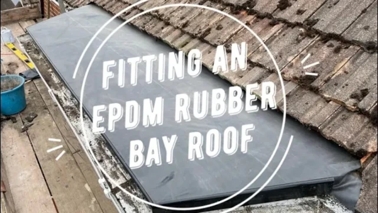 Fitting EPDM Rubber to a Small Bay Flat Roof