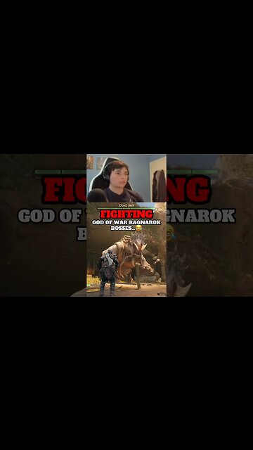 Showing The Struggle Of Fighting Bosses In God Of War Ragnarok😂😭