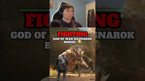 Showing The Struggle Of Fighting Bosses In God Of War Ragnarok😂😭