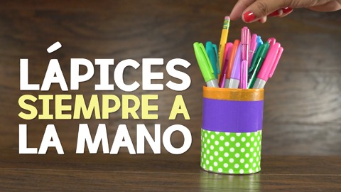 Diviértete organizando tus lápices.