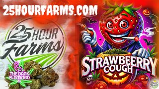 Trying Strawberry Cough THCa from 25 Hour Farms! The Dank Flamingo Cannabis Review!!