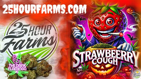 Trying Strawberry Cough THCa from 25 Hour Farms! The Dank Flamingo Cannabis Review!!