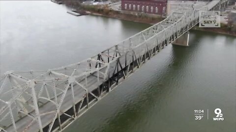 Roebling Suspension Bridge reopens, but local businesses worry about traffic