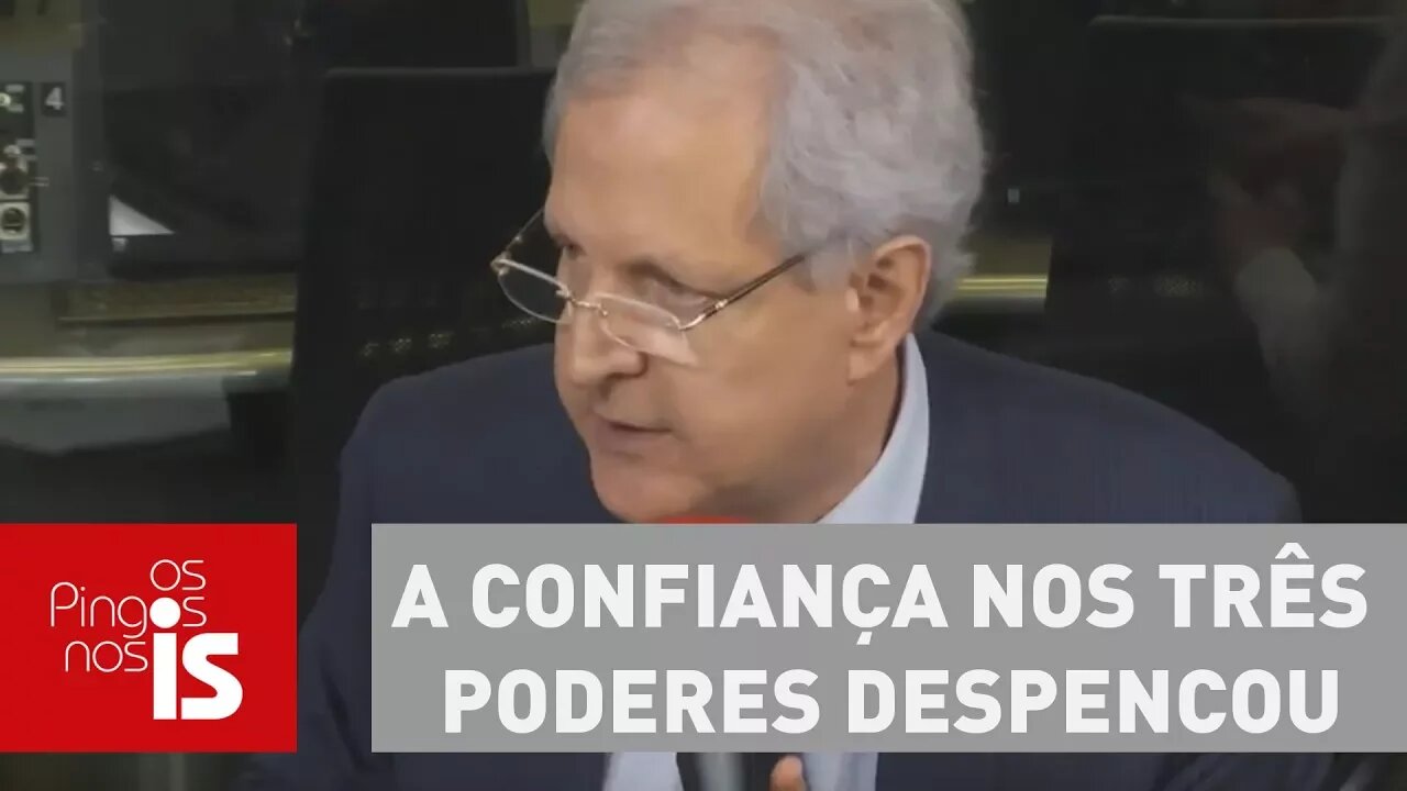 Augusto: A confiança nos três poderes despencou