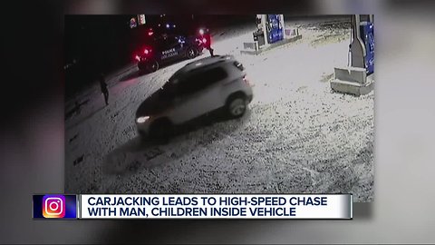 Man steals car in Ann Arbor with 2 kids inside, leads police on 100 mph chase