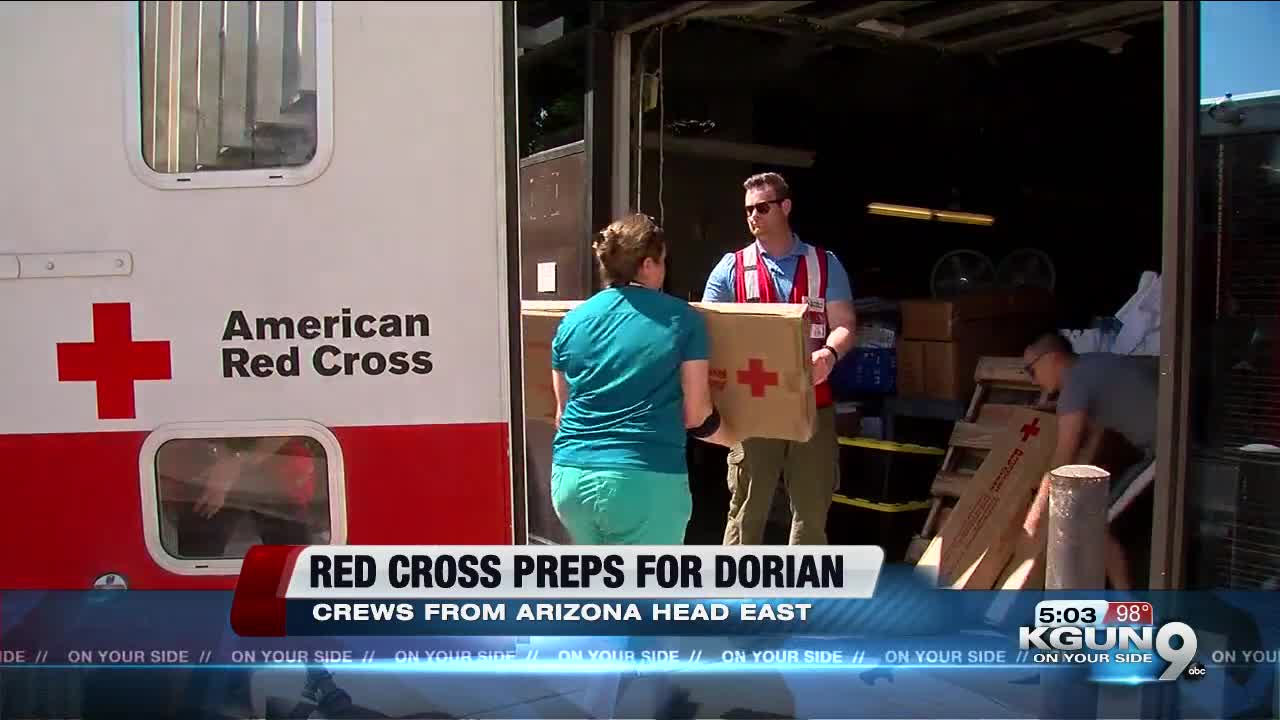 Red Cross volunteers fly out of Tucson to help in the south