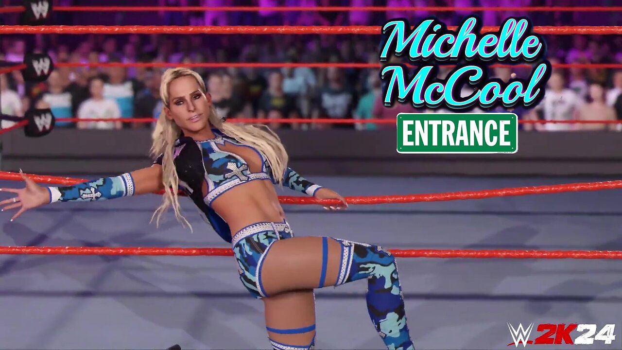 WWE 2k24 Michelle Mccool Entrance