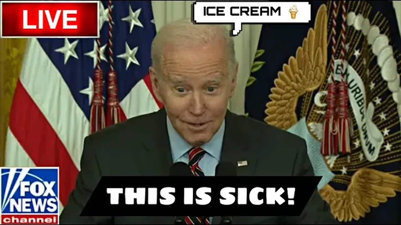 Fox News cuts Joe Biden feed for ignoring NASHVILLE SCHOOL SHOOTING! Jokes about “Ice-cream”INSTEAD