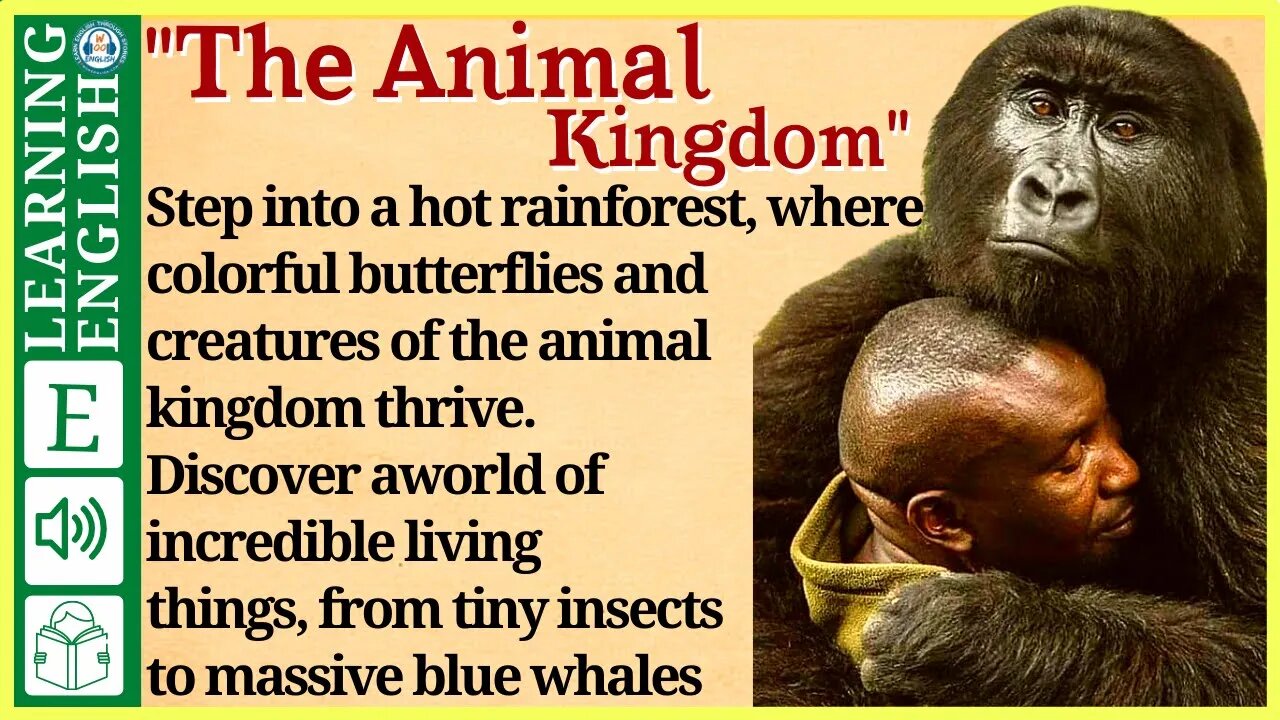 english story for listening ⭐ Level 3 – The Animal Kingdom | WooEnglish