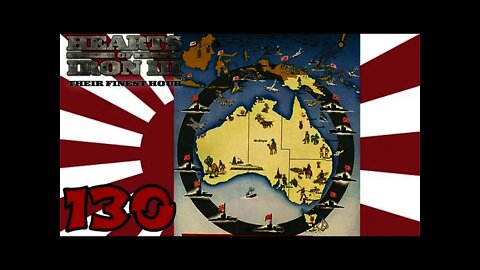 Hearts of Iron 3: Black ICE 9.1 - 130 (Japan) Battling Australia!