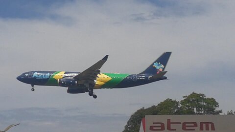 Airbus A330 PR-AIV vindo de Campinas para Manaus