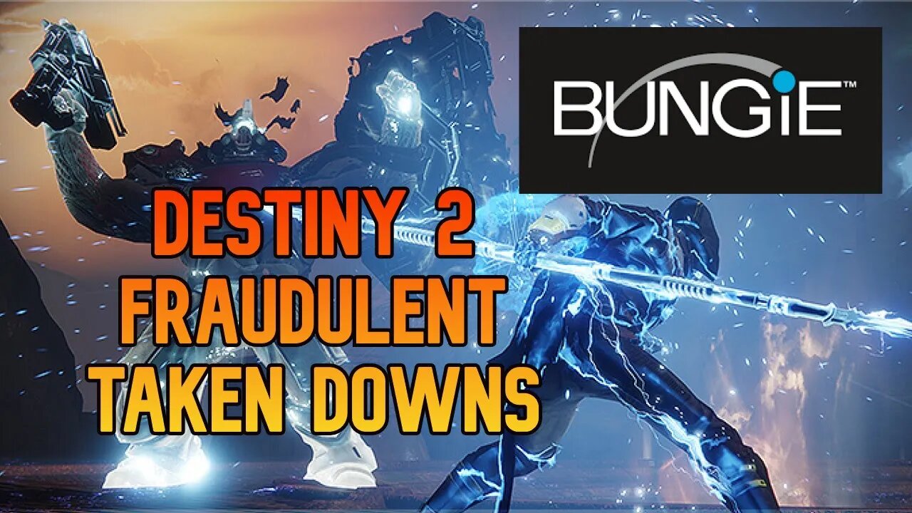 Bungie Destiny 2 Content Being Claimed For Copyright And Removed