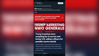 Trump Team Saving The Military - Alex Jones on X