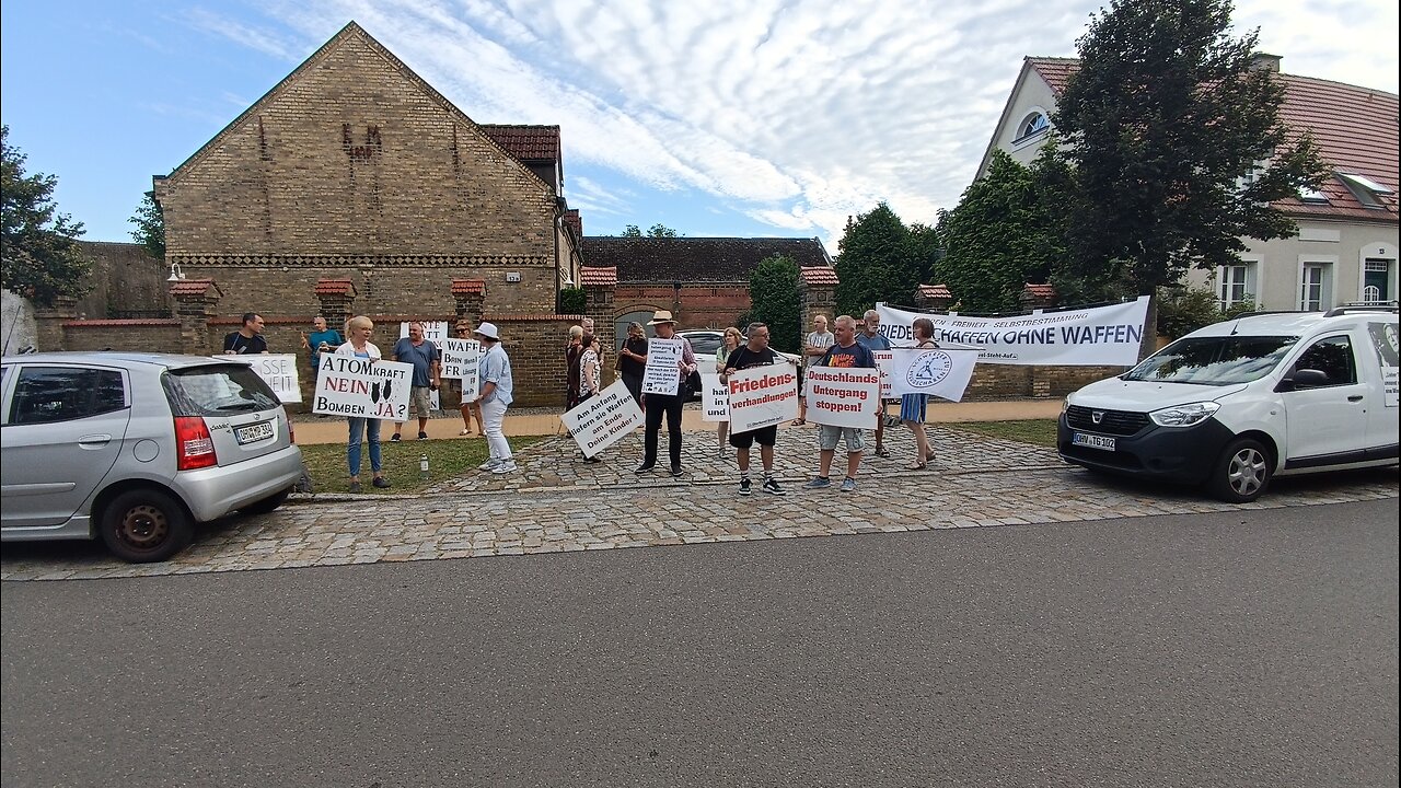 16.08.2024 Grundrechte - Frieden - Ehrlichkeit - Demo in Hohen Neuendorf - Brandenburg