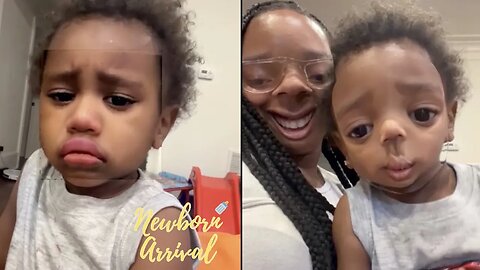 Kash Doll's Son Kashton Activiates Face Filters On Aunties Phone Before Taking Her Glasses! 😔