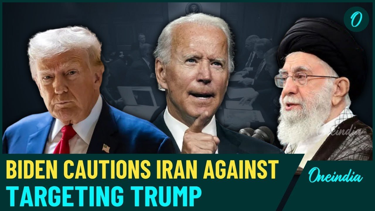 U.S President Biden Threatens Iran: 'Any Attack on Trump Will Be Considered an Act of War' |Shocking