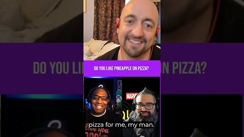 Actor Carlos Navarro settles the Pineapple on Pizza Debate #Hawkeye #Disney #walkingdead