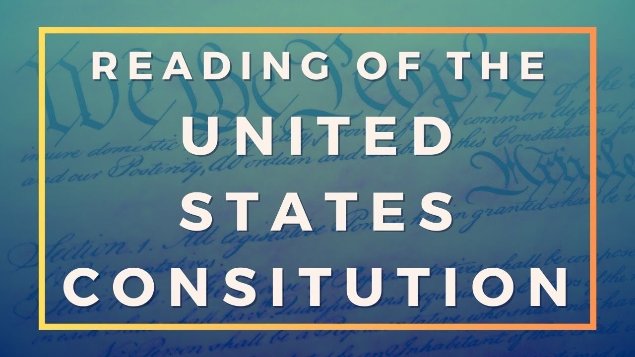 Recitation of the United States Constitution & Amendments Audio Reading with Text September 17, 1787