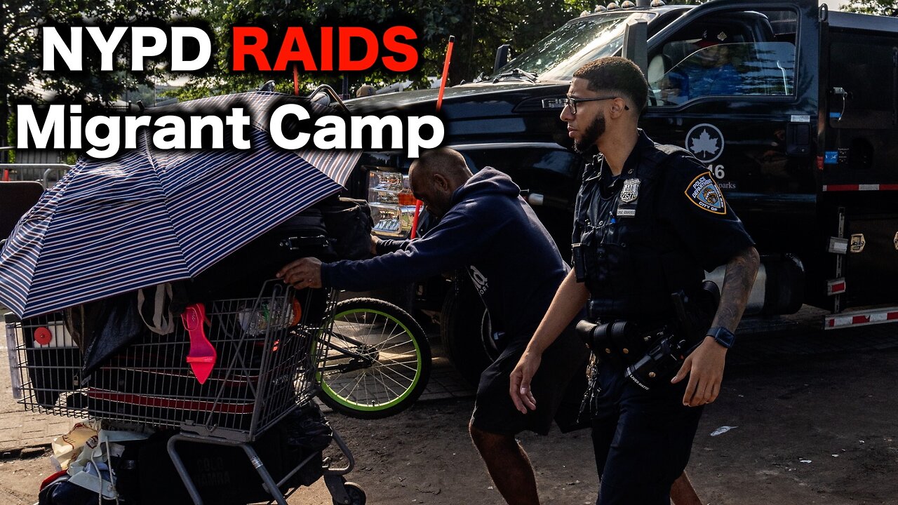 NYC SHUTS DOWN Migrant Encampment