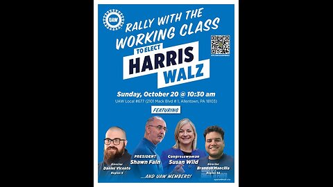 UAW rally to elect Harris Walz but actual members are split