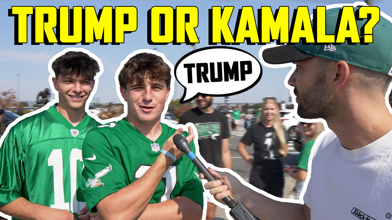 Asking Philadelphia Eagles Fans If They Support TRUMP or KAMALA
