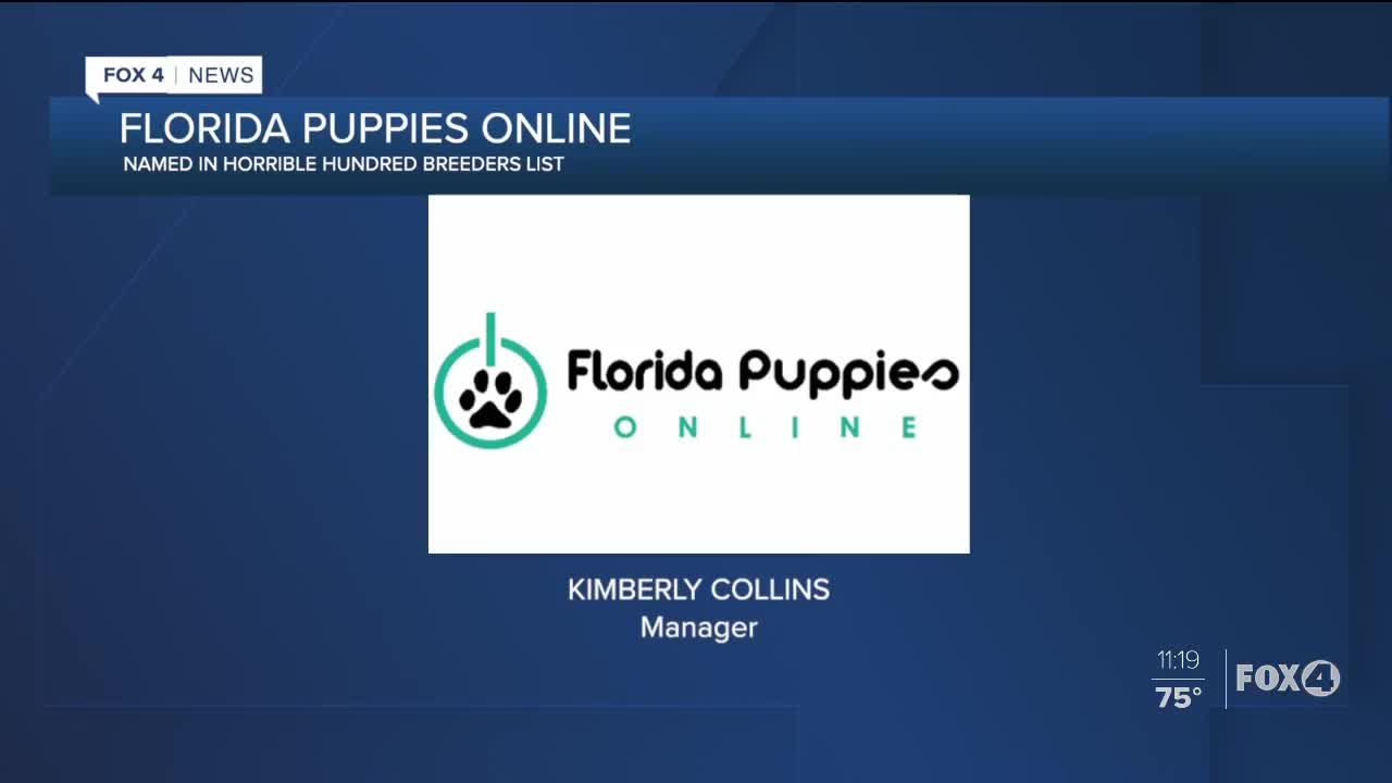 Naples pet breeder makes "Horrible Hundred" puppy mill list