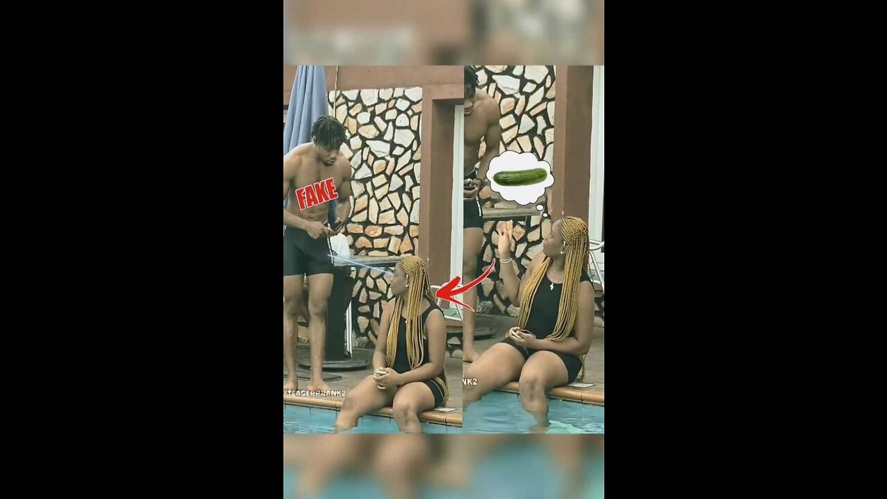 CUCUMBER PRANK GONE INSANE .WATCH HER REACTIONS AGAIN AND share to SOMEONE TO SEE THIS,