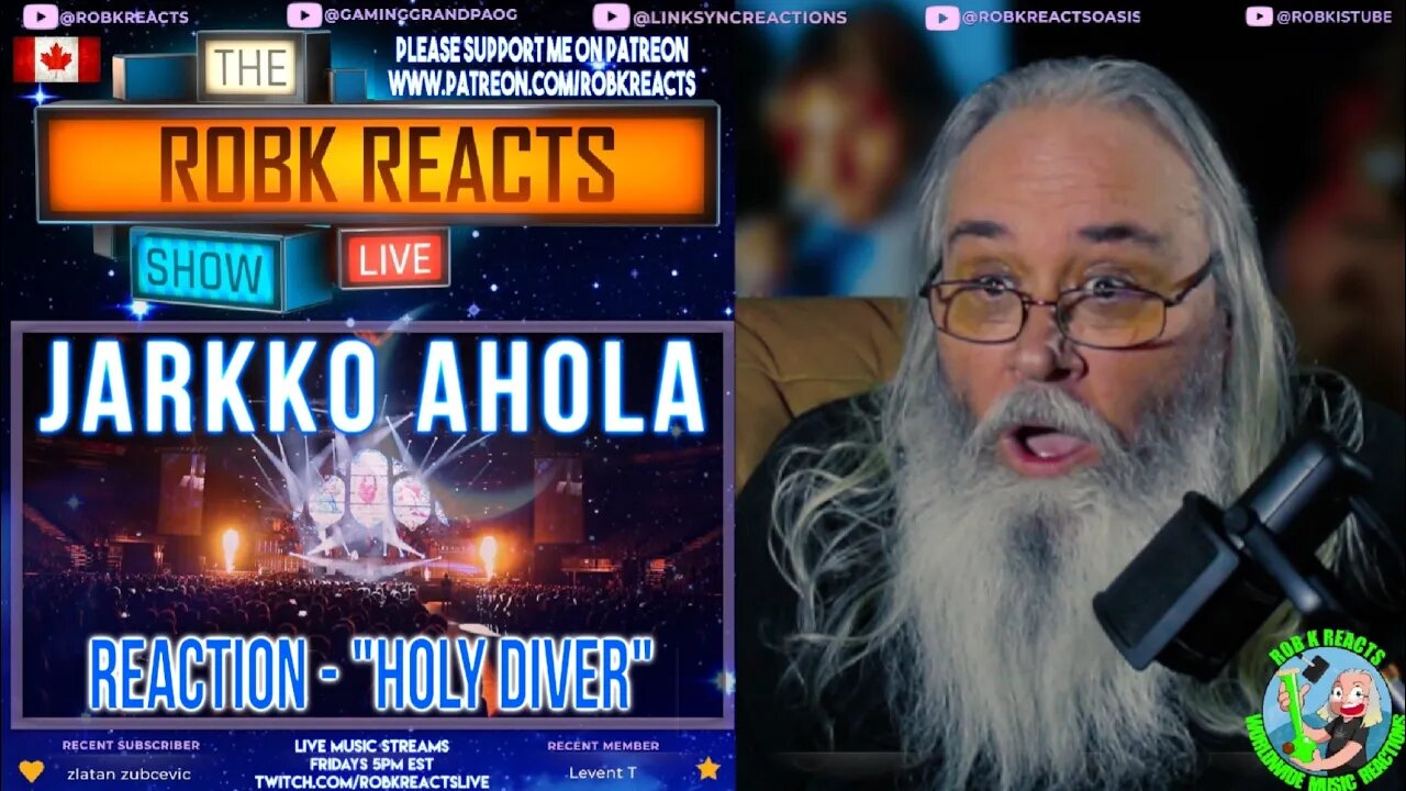 Jarkko Ahola Reaction - "Holy Diver" Live at Hartwall Arena | First Time Hearing