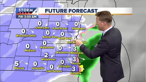 SE Wisconsin could see first 'real' snowfall starting Friday