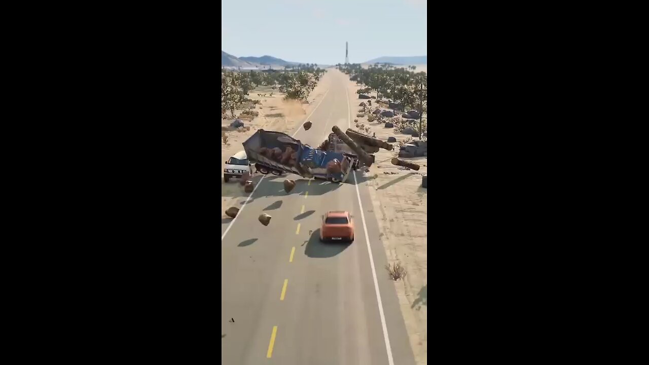 Oh Did you Do This🤔_ _beamngdrivecrashes _beamngcrash _accident _highway _gaming _funny_beamngdrive