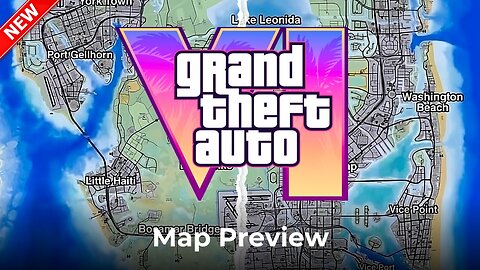 A Detailed Look At The Map of GTA 6! (October 2024 Map Preview)