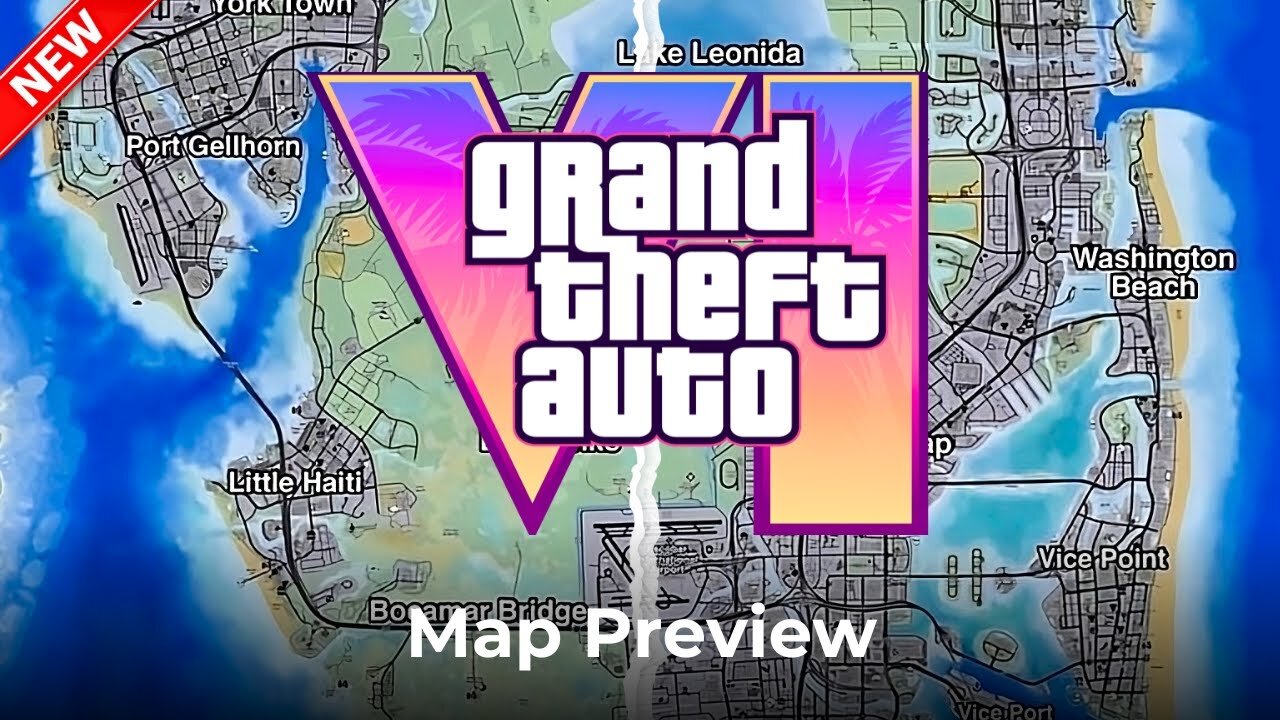 A Detailed Look At The Map of GTA 6! (October 2024 Map Preview)