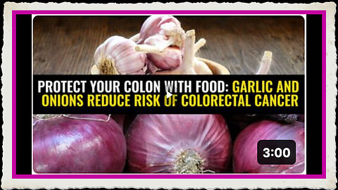 Protect your colon with food Garlic and onions reduce risk of colorectal cancer